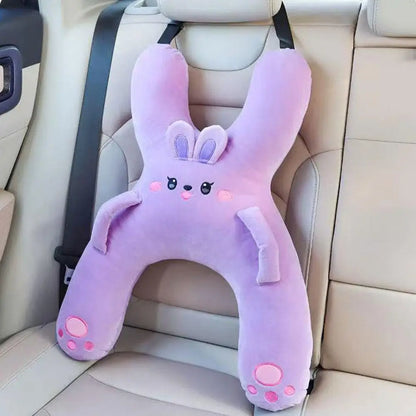 Almohada NapiKids husky gris sobre fondo blanco